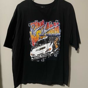 shein, size medium oversized tee , black